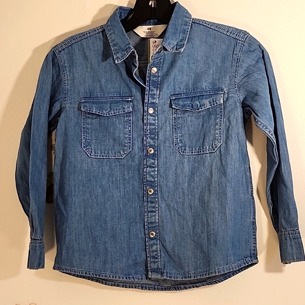 H&M girls long sleeve shirt sz 6x NWT